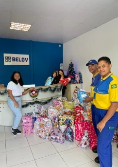 Campanha Natal do Brasil é acolhida no Grupo Belov 