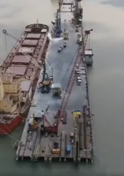 Works started at Berth 98 (Port of Itaqui - Maranhão State)