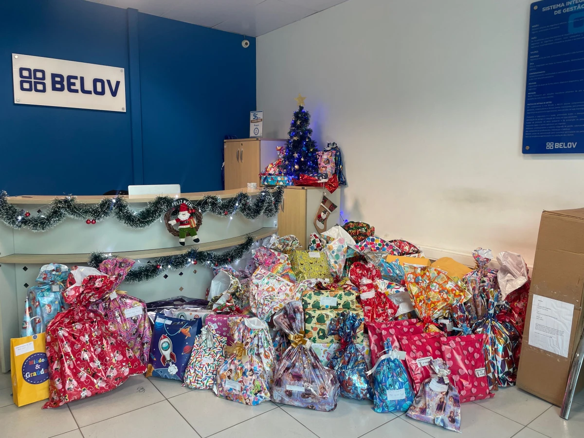 Campanha Natal do Brasil é acolhida no Grupo Belov 